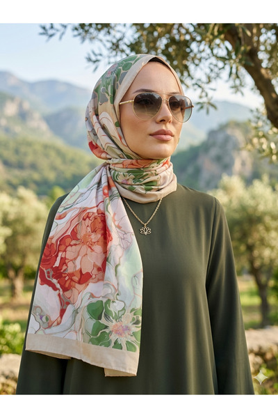 Nazellaa مودا كشمير شال لينا بنمط أليس