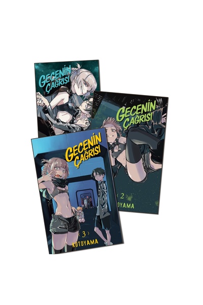 Kayıp Kıta Yayınları Gecenin Çağrısı 1-3. Ciltler Manga Seti