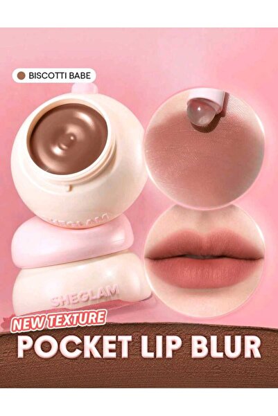 MyBalliStore SHEGLAM Bounce Putty Pocket Lip Pot Ruj -Biscotti Babe
