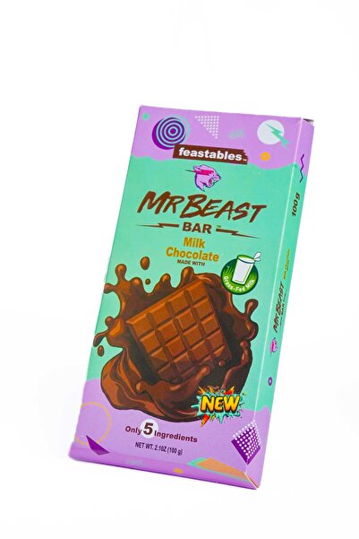 Feastables Mr Beast Milk Chocolate NEW 100 gr