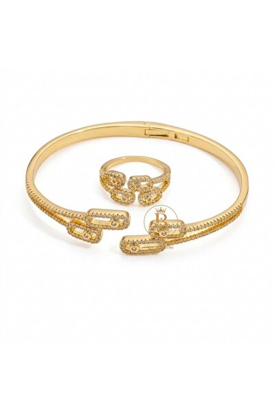 Black Season Round bracelet set + free size ring