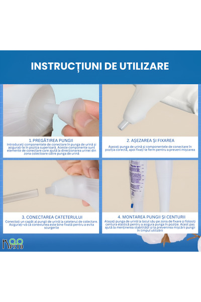 Koopsio Set Chiloti Urinari Barbati Koopsio, Soluție Eficientă pentru Incontinență, Mărime 4XL 78-104