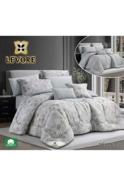 Levorey Levore cotton bedspread, single and a half size, 5 pieces, double-sided