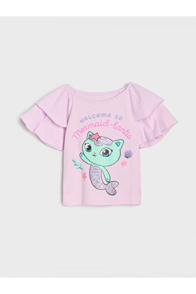 Gabby's Dollhouse Cotton T-shirt, short sleeves with ruffles, 134 CM 8-9 year...