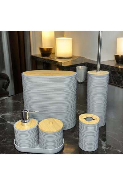 YASAR CONCEPT Montbelle Bathroom Set Gray