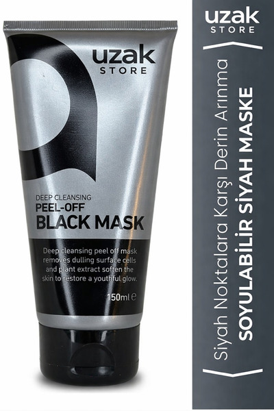 Uzak Store Siyah Maske Peel Off Black Mask 150 ml – Siyah Nokta Karşıtı Derin...