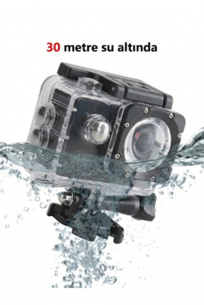 Noriyen 4K Ultra HD Su Geçirmez Aksiyon Kamerası - 1080P 30FPS Wi-Fi Destekli...