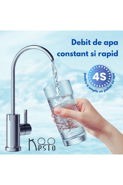 Koopsio Filtru de apa Q1, Sistem de filtrare sub chiuveta, carbon activ