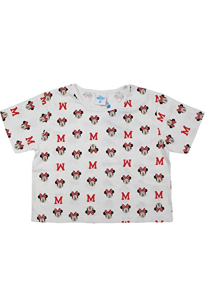 Minnie Mouse Short sleeve cotton t-shirt for girls White 158 cm 13 years