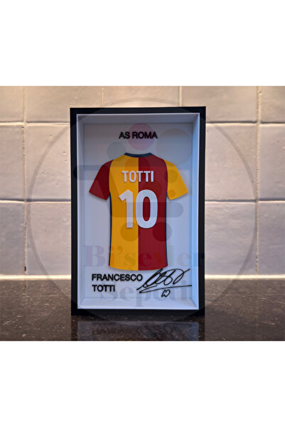 Bi'şeyler Sepeti Francesco Totti - AS Roma - Forma İmzalı Çerçeve Hediyelik 1...