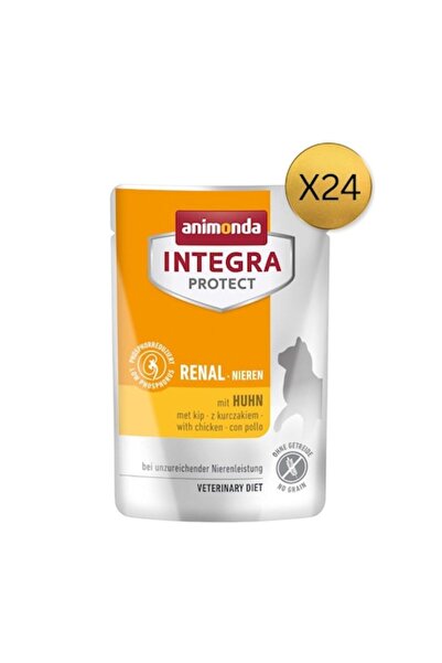 Animonda Integra Protect Renal Cat Food, Chicken, 24 pcs x 85g