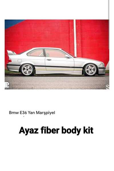 ayaz fiber body kit BMW E 36 YAN MARŞPİYEL TAKIMI SAĞ-SOL FİBER BOYASIZ