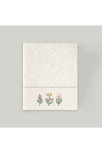 Linens Lavera Bambu 50x85 Cm Yüz Havlusu Ekru