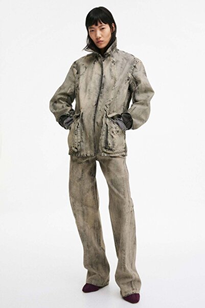 H&M Painted-look denim jacket