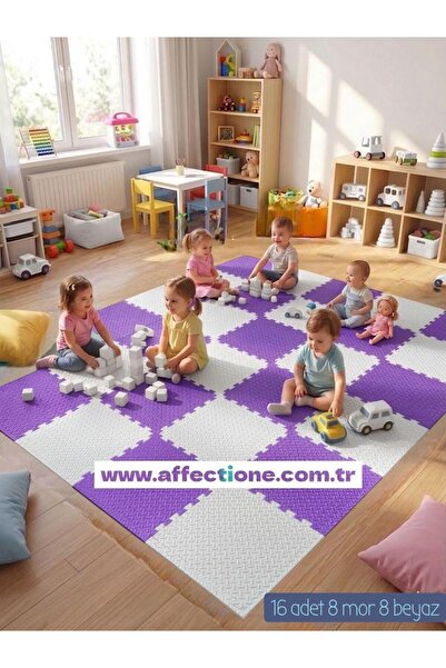 AFFECTİONE damla desen tatami minderi 13mm 50x50 toplam 16 adet fiyatıdır 8 s...