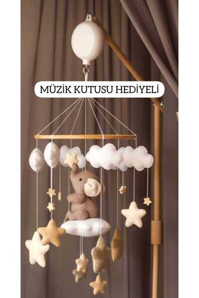 TREND METFİQ DECORATİON KEÇE El Yapımı MÜZİKLİ Dönence - Eğitici ve Sakinleşt...