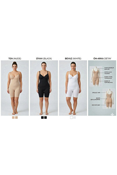 5.MEVSİM Long Length Corset – Waist Support, High Comfort