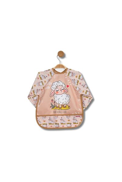 minipanda مريلة بيبيتشي طويلة الأكمام للطعام والأنشطة (6-24 شهرًا)