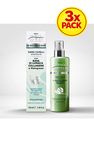 Retinol Complex 3x PACHET Ser hidratant și reparator cu extract de melc - 100 ml