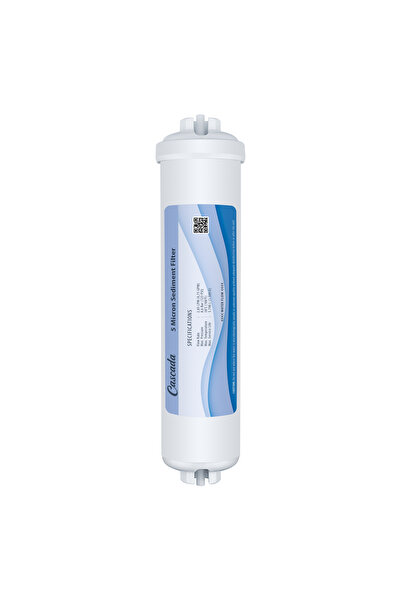 cascada 12'' Inline 5 Mikron Sediment Filtre Çubuklu