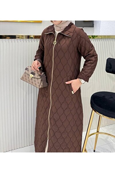 TUGBA COLLECTION Kapitone Detaylı Şık Tasarımlı Mevsimlik ince Pamuklu Kap