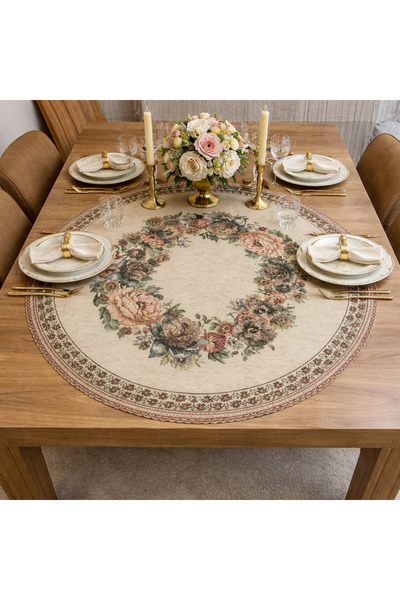 MYHOMEGOBLEN Husă pentru măsuță de cafea Şönilli, rotundă, 95x95