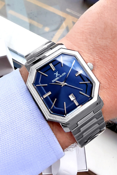 Daniel Klein Erkek Kol Saati 3 Atm Su Geçirmez Gümüş Renk Çelik Kordon Dke2005c1