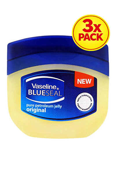 Vaseline 3x PACK Blueseal Pure Petroleum Jelly Original - 100ml