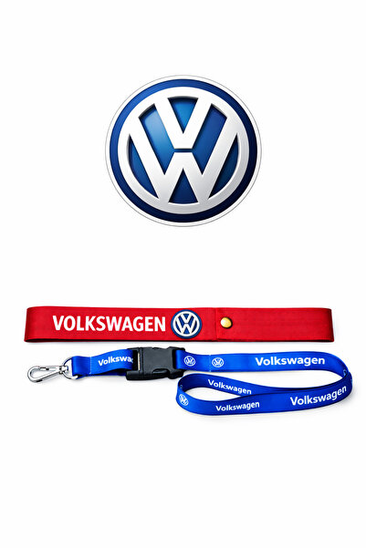 ulustekstil Volkswagen Mirror Hanger Keychain Lanyards + Red Bumper Tow Rope ...