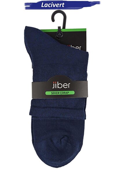 Jiber Мъжки дълги бамбукови чорапи без ластик, цвят „Шекер“ 5999 – 12 броя