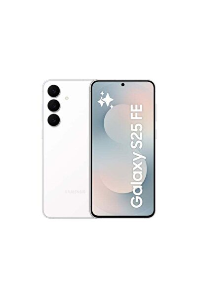 Samsung هاتف Galaxy S25 FE AI ثنائي الشريحة 5G أبيض، ذاكرة وصول عشوائي 8 جيجا...
