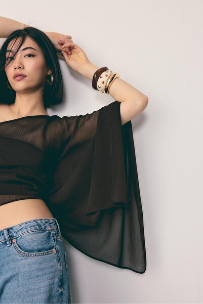 Stradivarius Asimetrik pelerin