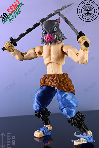 3DSEMT 3d Dummy Figür | Hareketli, Pozlanabilir Koleksiyon Modeli | Demon Sla...