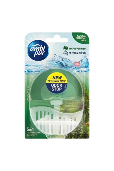 Ambi Pur Flush Starter Kit Tea Tree Pine Toilet Freshener 55Ml