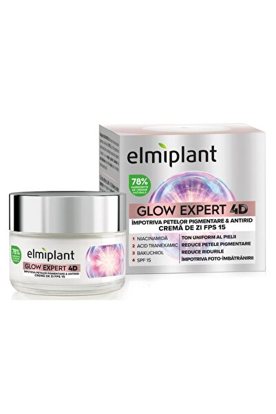 ELMIPLANT Crema De Zi Glow Expert 4D – Impotriva Petelor Pigmentare Si Antiri...