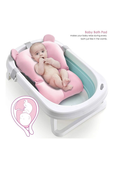 1way Baby bath pillow – comfortable and safe support with multi-layer technology