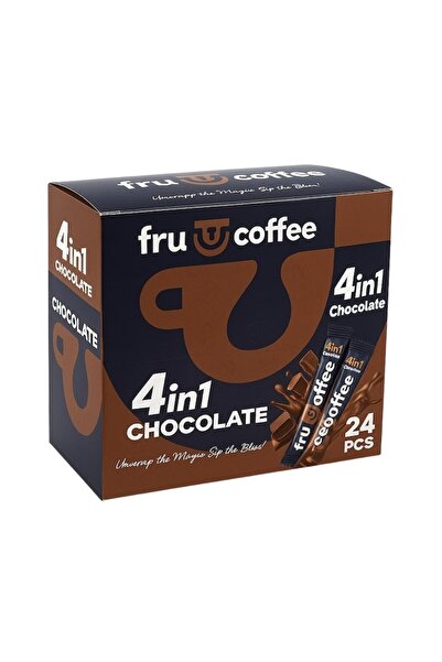 FRUCOFFEE 4 In 1 Chocolate 24 Sachets X 19 G
