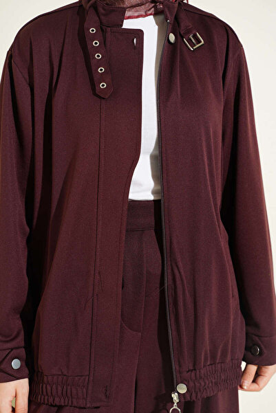 Burcia Zippered Pocket Piece Casual Double Set