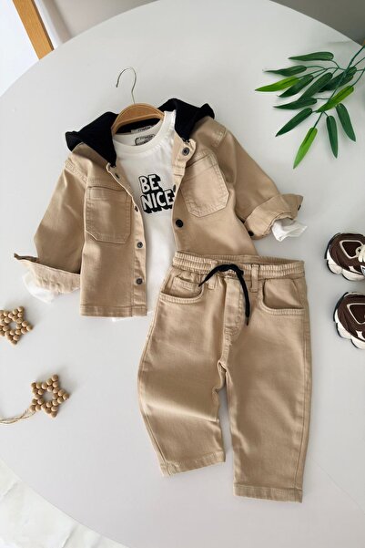 Minigimin Cicileri Miniğimin Cicileri Kapüşonlu Ceketli Be Nice Erkek Bebek 3...