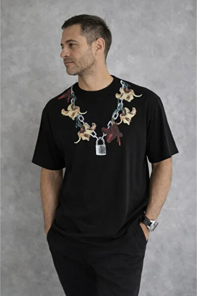 JANES Tricou pentru bărbați cu imprimeu tricou cu mânecă scurtă guler rotund ...