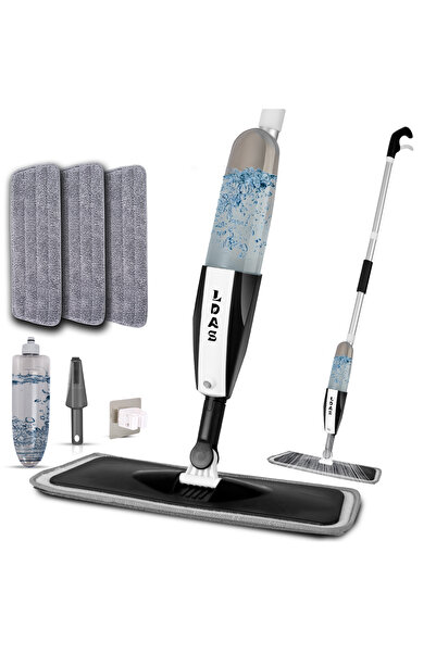 Choice6 SDARISB Grey White Magic Floor Cleaning Sweeper Brooms With Microfibe...