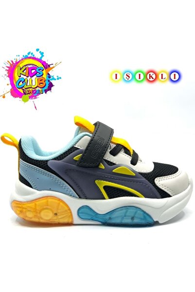 KOCAMANLAR حذاء رياضي للأطفال مضاء من كول روري طبي أسود