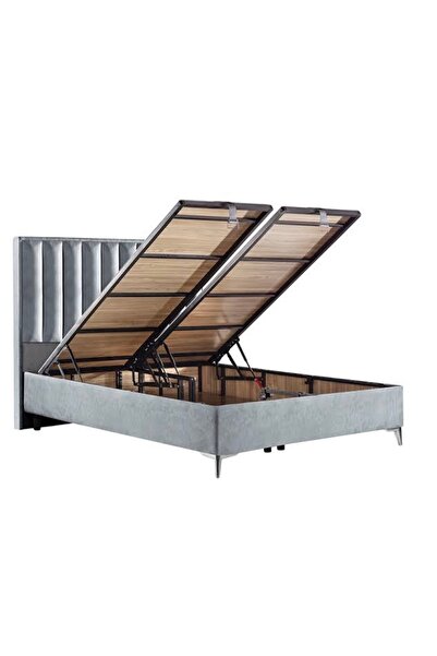 EvcesHome Luxury Çelik Profil & MDF Gövdeli Çift Kişilik Baza (150x200 / 160x...