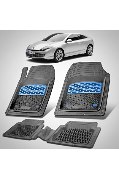 TEAMCAR Συμβατά πατάκια Renault Laguna III 1 Coupe 2008-2010 | Μπλε
