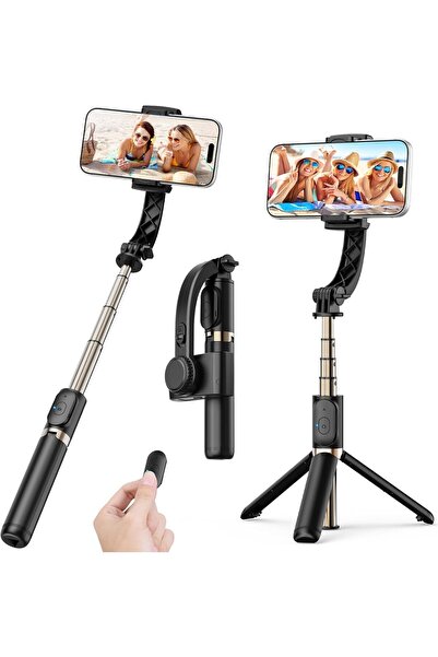 Arabest Smartphone Gimbal Stabilizer, 1-Axis Auto Balance & 360° Rotation, Ex...