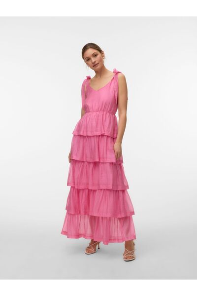 Vero Moda Mehrlagiges Kleid VMBLAIR Langes Kleid