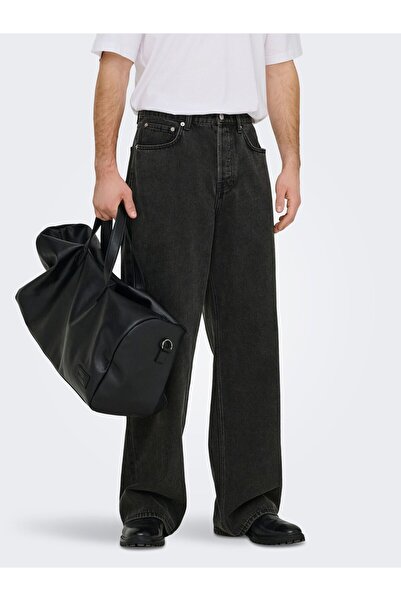 Only & Sons Jeans mit weitem Bein ONSREMI Mid Rise Barrel Fit Jeans