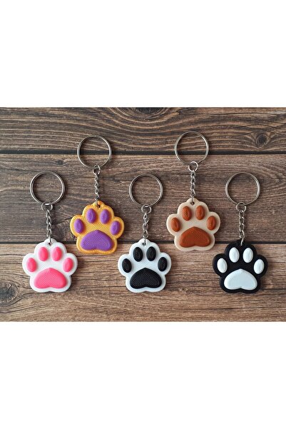 Generic Brand Paw Keychain