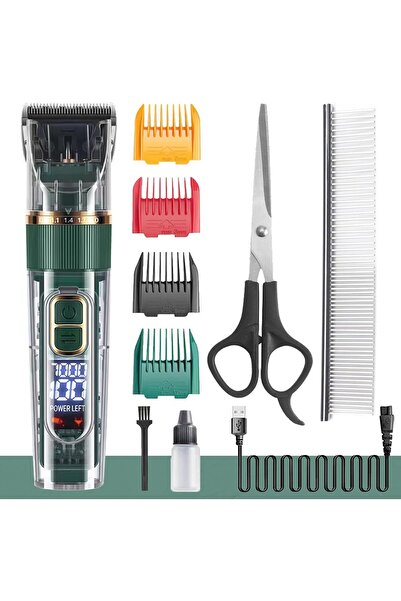Arabest Dog Hair Clippers,Dog Grooming Clippers Kit with Led Display,Pet Clip...