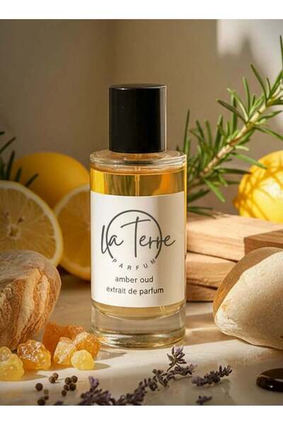 La Terre Perfume عطر لا تير أمبر عود 100 مل للجنسين - عطر وودي عنبر، عطر طويل...
